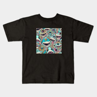 Melted Shark from other universe Kids T-Shirt